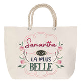 Sac Fête des Mères Mamie Famille Idée Cadeau anniversaire Noël Travail Boulot Métier Départ Retraite Collègue Femme cabas shopping plage