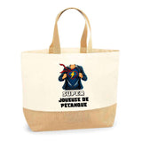 Sac Fête des Mères Mamie Famille Idée Cadeau anniversaire Noël Travail Boulot Métier Départ Retraite Collègue Femme cabas shopping plage