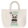 Sac Fête des Mères Mamie Famille Idée Cadeau anniversaire Noël Travail Boulot Métier Départ Retraite Collègue Femme cabas shopping plage