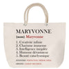Sac Fête des Mères Mamie Famille Idée Cadeau anniversaire Noël Travail Boulot Métier Départ Retraite Collègue Femme cabas shopping plage