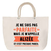 Sac Fête des Mères Mamie Famille Idée Cadeau anniversaire Noël Travail Boulot Métier Départ Retraite Collègue Femme cabas shopping plage