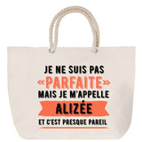 Sac Fête des Mères Mamie Famille Idée Cadeau anniversaire Noël Travail Boulot Métier Départ Retraite Collègue Femme cabas shopping plage