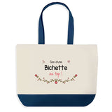 Sac de shopping bleu Bichette au Top