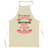 Cadeau Cuisinier cuisinière mère maman papa père mamie papi Vêtement Blouse de protection Barbecue Jardinage Tablier de Travail Tâches ménagères 