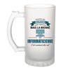 Chope de bière personnalisé, idée cadeau pour maman, femme ou collègue. Parfait pour Noël, anniversaire, fête des mères ou Secret Santa.