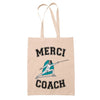 Noël cadeau de départ à la retraite cadeau de fin d'année scolaire idée cadeau cadeau de remerciement anniversaire coach sport sac cabas totebag sac jute