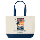 Sac de shopping bleu J'peux pas Montagne