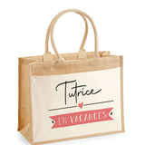 Sac Fête des Mères Mamie MAman Soeur Femme Famille Idée Cadeau anniversaire Noël Travail Boulot Métier Départ Retraite Collègue Femme cabas shopping plage