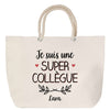 Sac Fête des Mères Mamie Famille Idée Cadeau anniversaire Noël Travail Boulot Métier Départ Retraite Collègue Femme cabas shopping plage