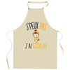 Cadeau Cuisinier cuisinière mère maman papa père mamie papi Vêtement Blouse de protection Barbecue Jardinage Tablier de Travail Tâches ménagères 