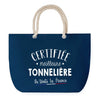 Sac de plage Bleu anse corde Certifiée meilleure Tonnelière