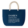 Sac de plage Bleu anse corde Damien Définition Homme