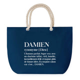 Sac de plage Bleu anse corde Damien Définition Homme