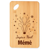 Planche à découper Joyeux noël Mémé cerf