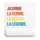 Tapis de souris ergonomique avec repose-poignet, accessoire bureau pour femme et homme, fête des pères, cadeau pas cher, idée cadeau fête des mères, secret santa, départ à la retraite, télétravail et gaming
