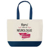 Sac de shopping bleu Merci Neurologue Géniale