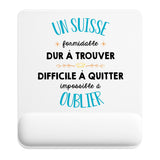 Tapis de souris ergonomique avec repose-poignet, accessoire bureau pour femme et homme, fête des pères, cadeau pas cher, idée cadeau fête des mères, secret santa, départ à la retraite, télétravail et gaming