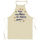 Cadeau Cuisinier cuisinière mère maman papa père mamie papi Vêtement Blouse de protection Barbecue Jardinage Tablier de Travail Tâches ménagères 