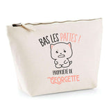 Trousse pochette de rangement maquillage Fête des Mères Mamie Famille Idée Cadeau anniversaire Noël Travail Boulot Métier Départ Retraite Collègue Femme