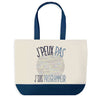 Sac de shopping bleu J'peux pas Programmeur Programming Programmer