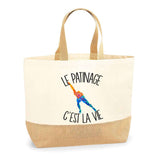 Sac Jute Fête des Mères Fêtes des Pères Mamie Papi Famille Idée Cadeau anniversaire Noël Travail Boulot Métier Départ Retraite Collègue Femme Homme