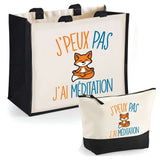 Cabas homme ou femme sac plage ou shopping tote bag pochette trousse Idée cadeau original pour anniversaire Noël travail départ retraite collègue famille fete des mères fetes des pères papa maman mamie papi