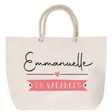 Sac Fête des Mères Mamie Famille Idée Cadeau anniversaire Noël Travail Boulot Métier Départ Retraite Collègue Femme cabas shopping plage