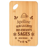 Planche à découper cadeau Noël famille amis papa maman mamie papi, idée cadeau apéro et cuisine, Secret Santa