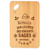 Planche à découper cadeau Noël famille amis papa maman mamie papi, idée cadeau apéro et cuisine, Secret Santa