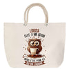 Sac Fête des Mères Mamie Famille Idée Cadeau anniversaire Noël Travail Boulot Métier Départ Retraite Collègue Femme cabas shopping plage