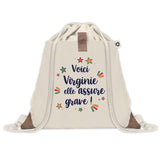 Sac Fête des Mères Mamie Famille Idée Cadeau anniversaire Noël Travail Boulot Métier Départ Retraite Collègue Femme cabas shopping plage