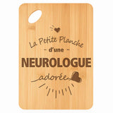 Planche bambou gravée personnalisée femme idée cadeau Fête des Mères apéro 30×20 prénom cuisine plateau fromage anniversaire noel maman mamie