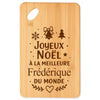 Planche à découper cadeau Noël famille amis papa maman mamie papi, idée cadeau apéro et cuisine, Secret Santa