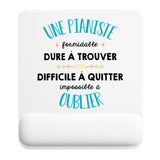 Tapis de souris ergonomique avec repose-poignet, accessoire bureau pour femme et homme, fête des pères, cadeau pas cher, idée cadeau fête des mères, secret santa, départ à la retraite, télétravail et gaming