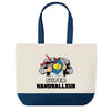 Sac de shopping bleu Super Handballeur