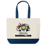 Sac de shopping bleu Super Handballeur