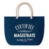 Sac de plage Bleu anse corde Certifiée meilleure Magistrate
