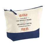 Pochette Trousse Fête des Mères Fêtes des Pères Mamie Papi Famille Idée Cadeau anniversaire Noël Travail Boulot Métier Départ Retraite Collègue Femme Homme