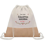 Sac Fête des Mères Mamie Maman Cadeau anniversaire Noël Travail Métier Départ Retraite Collègue Femme cabas shopping plage