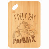 Planche bambou gravée personnalisée femme homme idée cadeau Fête des Mères Fête des Pères apéro papa maman prénom cuisine plateau fromage