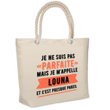 Sac Fête des Mères Mamie Famille Idée Cadeau anniversaire Noël Travail Boulot Métier Départ Retraite Collègue Femme cabas shopping plage