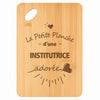 Planche bambou gravée personnalisée femme idée cadeau Fête des Mères apéro 30×20 prénom cuisine plateau fromage anniversaire noel maman mamie