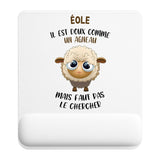 Tapis de souris ergonomique avec repose-poignet, accessoire bureau pour femme et homme, fête des pères, cadeau pas cher, idée cadeau fête des mères, secret santa, départ à la retraite, télétravail et gaming