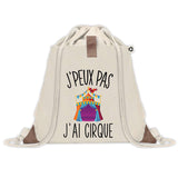 Sac à dos avec pochette J'peux pas Cirque