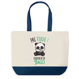 Sac de shopping bleu Tiago Pas Touche Panda