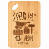Planche bambou gravée personnalisée femme homme idée cadeau Fête des Mères Fête des Pères apéro papa maman prénom cuisine plateau fromage