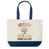 Sac de shopping bleu J'peux pas Généalogie