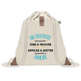 Sac à dos avec pochette Une Éducatrice Formidable