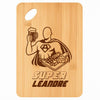 Planche bambou gravée personnalisée homme idée cadeau Fête des Pères apéro 30×20 prénom cuisine plateau fromage anniversaire noel papa papi 