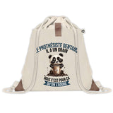 Sac à dos avec pochette Prothésiste Dentaire Panda Grain